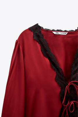 Laced Blouse ZARA