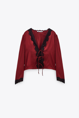 Laced Blouse ZARA