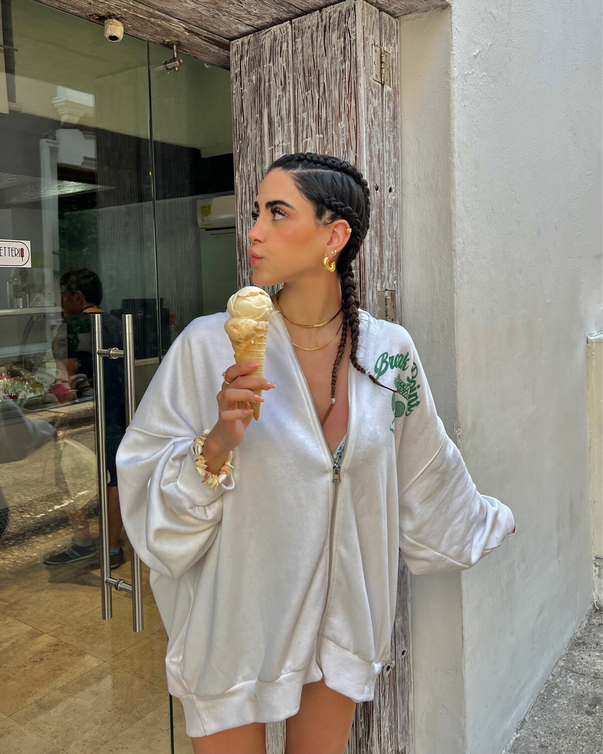 Break Point Zip Sweater