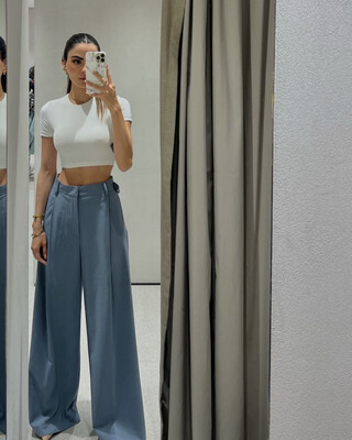 Blue Fancy Pants