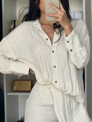 Flowy Beige Shirt