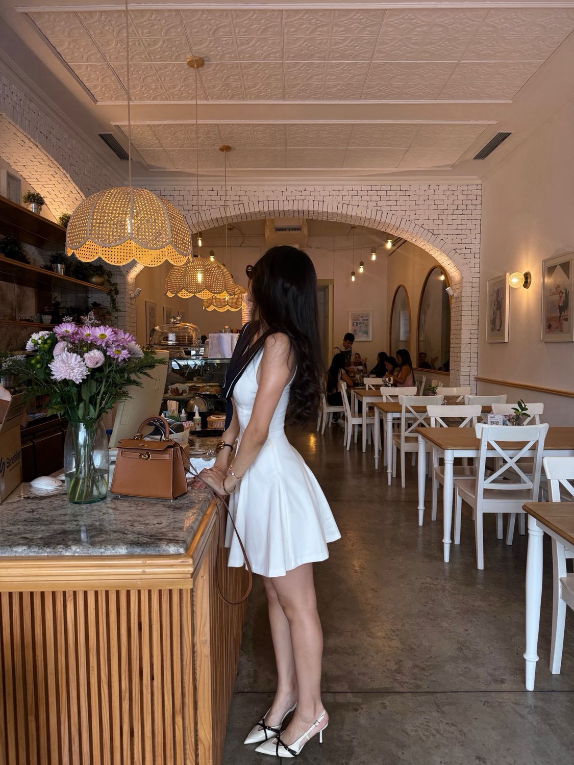 White &amp; Blue Dress
