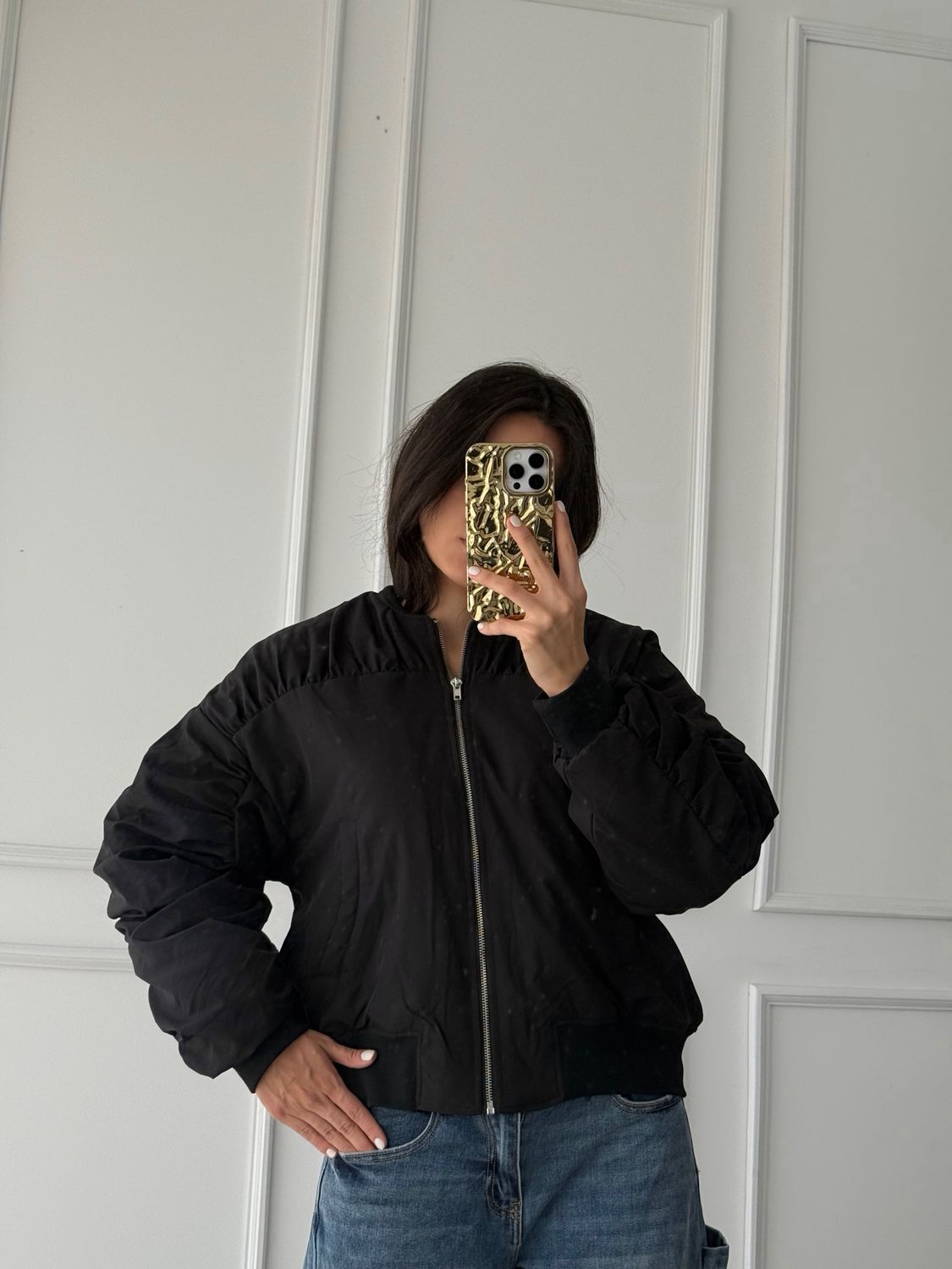 Black Puffer Jacket Nueva