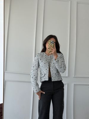 Fancy Silver Jacket New