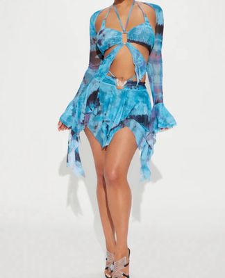 Blue Butterfly Beach Set