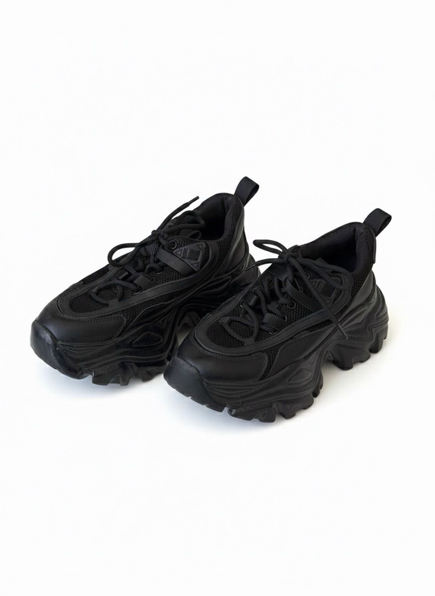 Lace Up Platform Sneakers