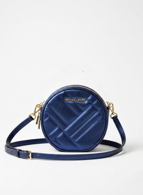 Vivianne Canteen Leather Metal Blue