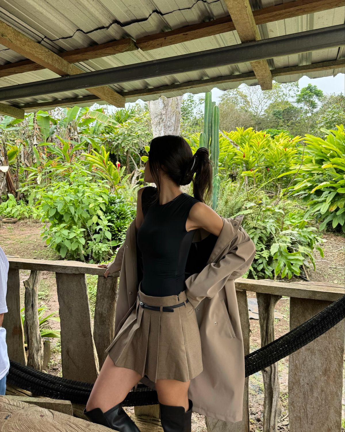 Brown Waterproof Raincoat