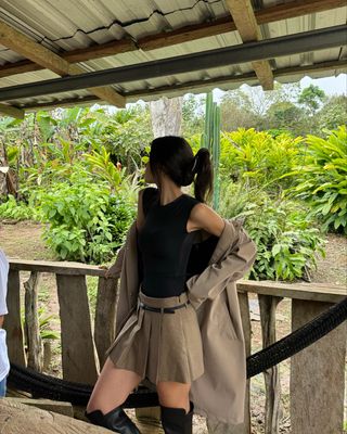 Brown Waterproof Raincoat