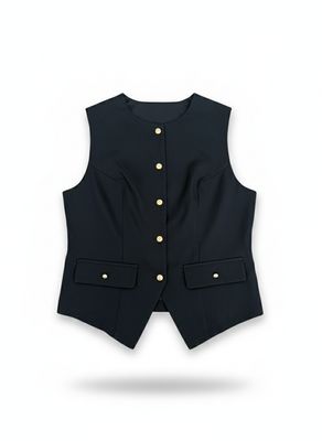 Black Fancy Vest