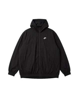 Dark Grey Hooded Windbreaker Jacket Dark Grey Hooded Windbreaker Jacket