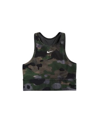 Green Camouflage Sports Bra