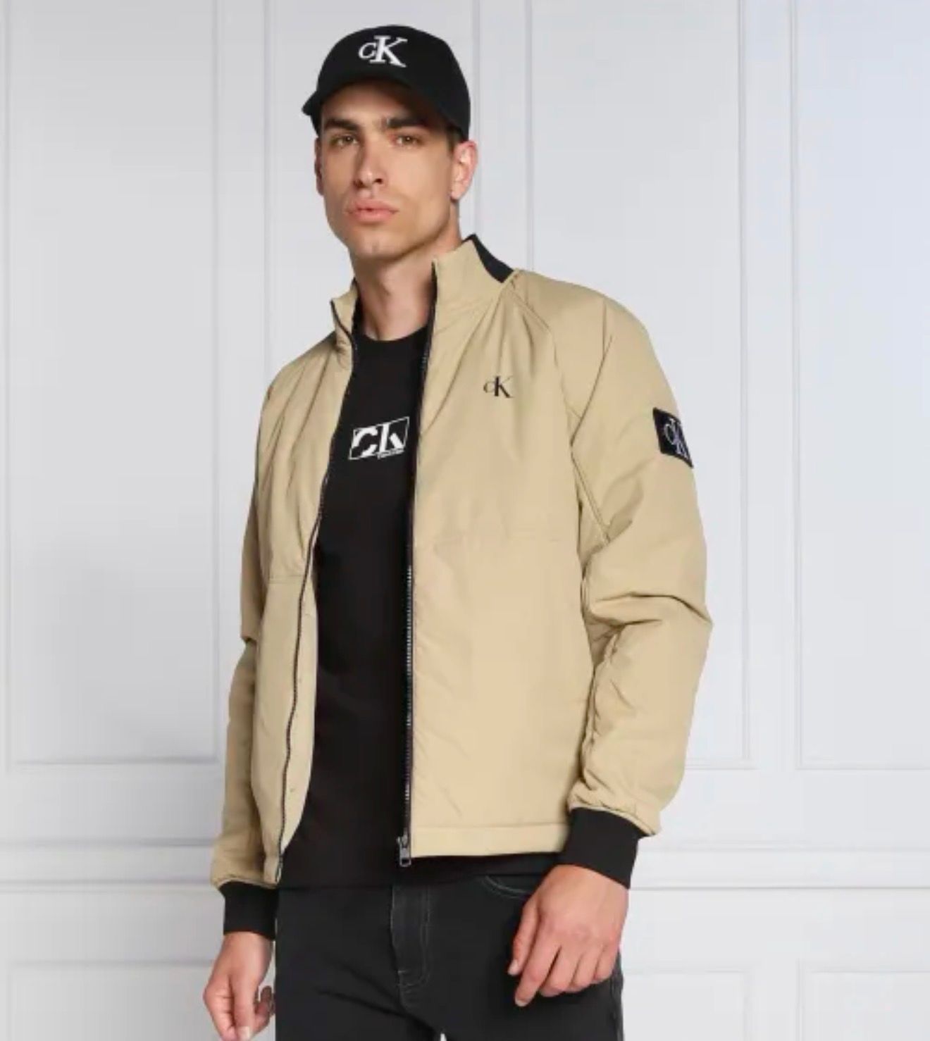 Men Beige Jacket