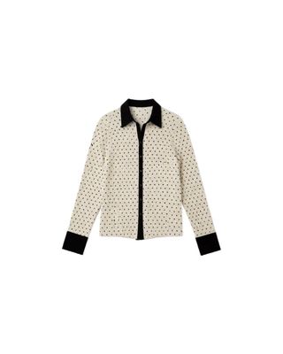 Polka Dots Silk Shirt