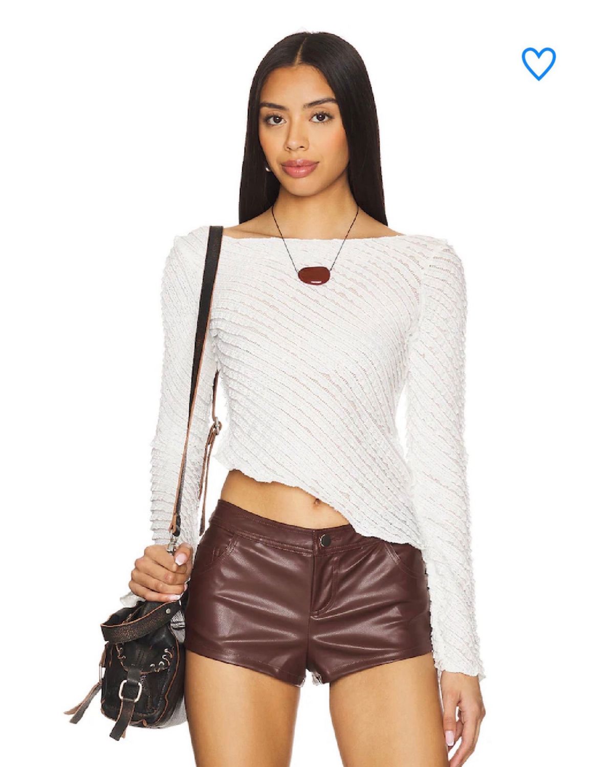 White Sleeve Design Top