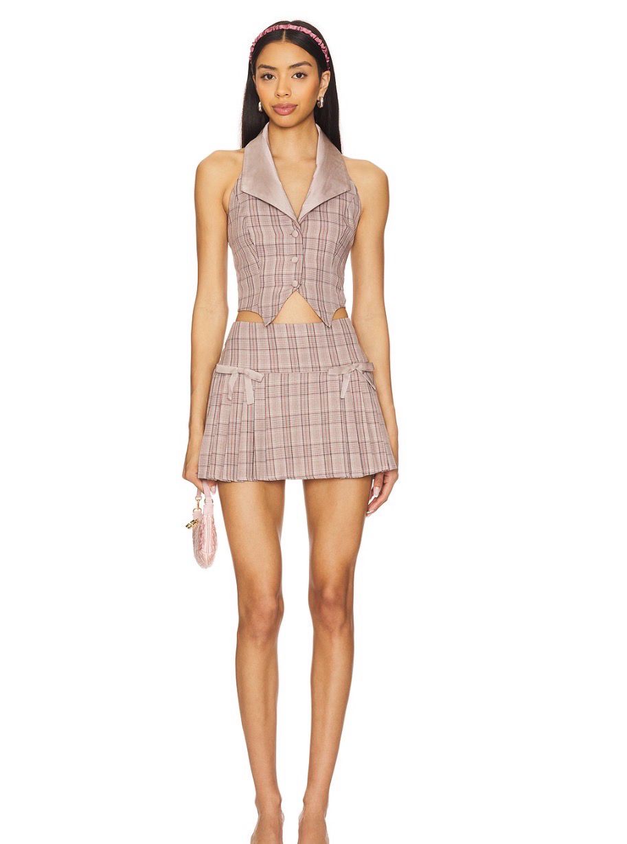 Vest + Skirt Set