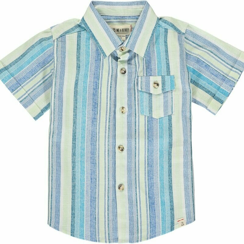 Fb Off White Stripe Babyface Boys Shirt BBE20307677