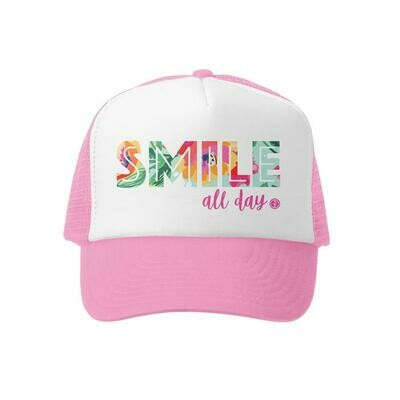 Grom Squad Hat Smile All Day-Pink 