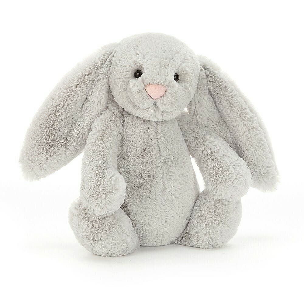 JellyCat Bashful Grey Bunny Medium 12"*