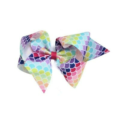 Bows Arts Mermaid Print Bow &amp; Clip