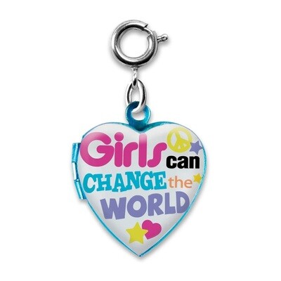Charm It Girls Can Change World Charm - CICC988*
