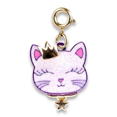 Charm It Gold Princess Kitty Charm CICC1399