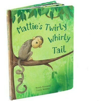 JellyCat Mattie&#39;s Twirly Whirly Tail Book