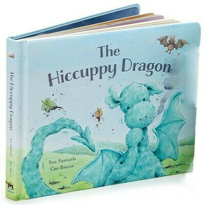 Jellycat The Hiccupy Dragon Book 