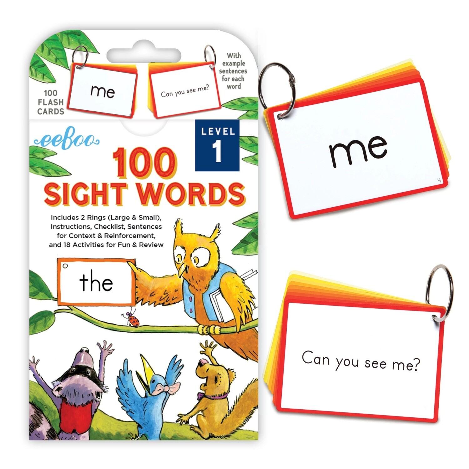 eeBoo Cards-100 Sight Words (Level 1)* 
