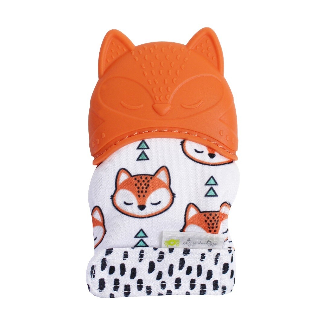 Itzy Ritzy Silicone Teething Mitt (Fox