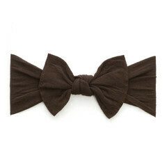 Baby Bling Knot Bow - Brown*