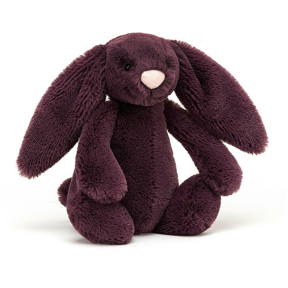 JellyCat Bashful Plum Bunny Small 7&quot;
