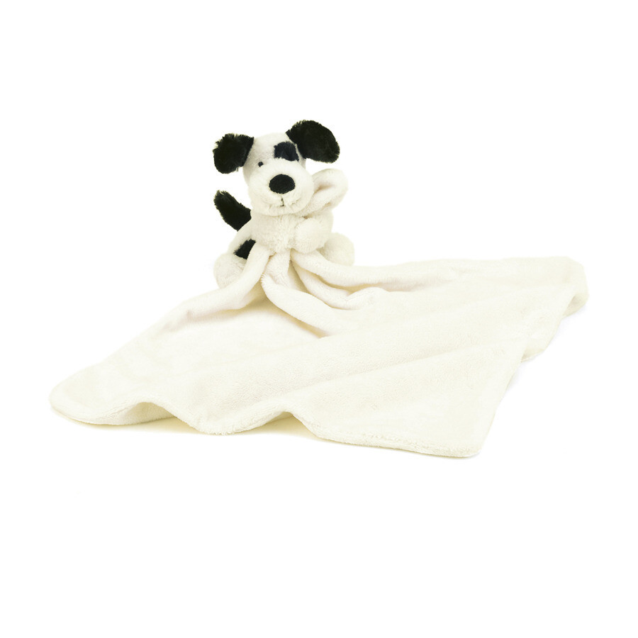 JellyCat Bashful Black &amp; White Puppy Soother