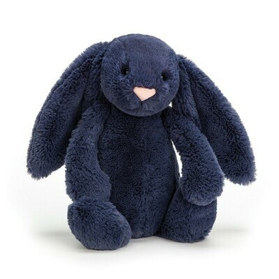JellyCat Bashful Navy Bunny Medium 12&quot;
