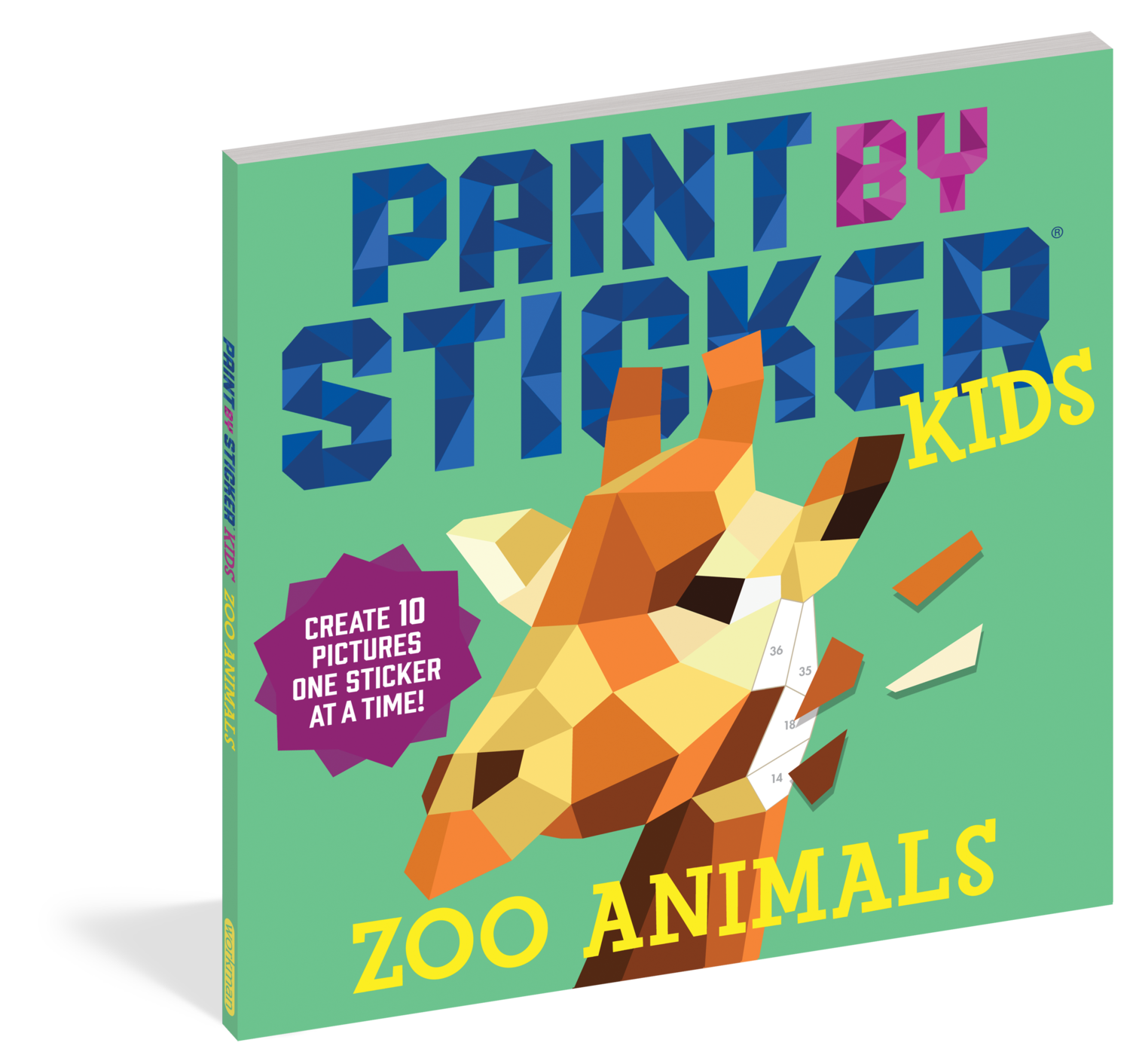 Paint By Sticker Kids- Zoo Animals