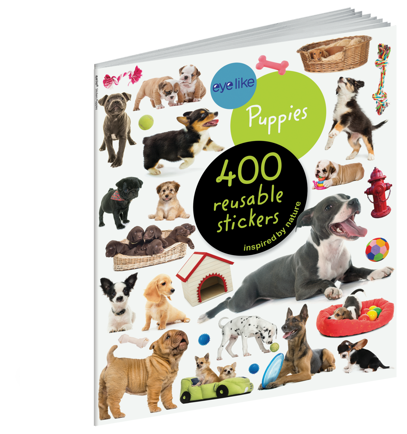 Eye Like Reusable Stickers- Puppies--