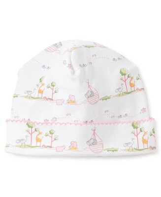Kissy Noah&#39;s Print Hat PREEMIE Pink 35306P*