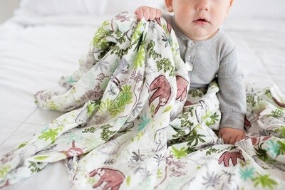 Loulou Lollipop Muslin Swaddle- Sloth