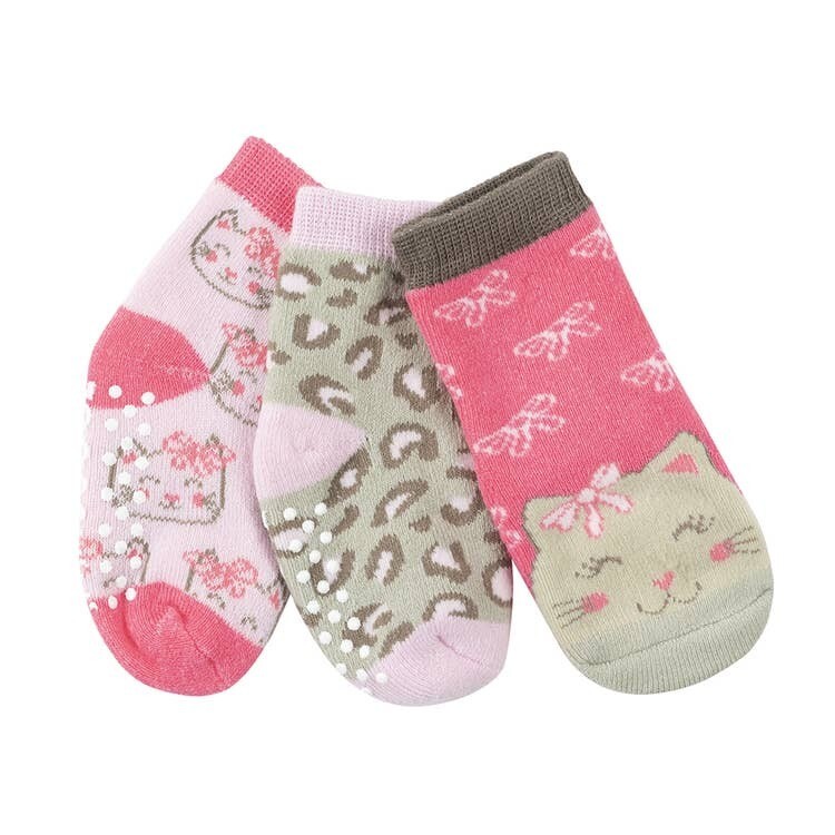 ZooCChini Kallie Kitten Baby Sock Set 0-24M