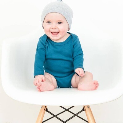 Colored Organics L/S Bodysuit Mediterranean