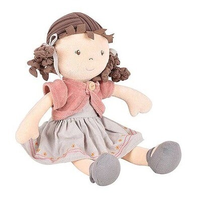 Tikiri Rose- Organic Doll With Brown Hair