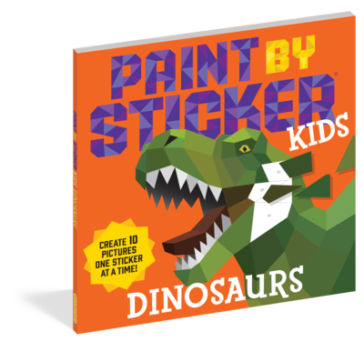 Paint By Sticker Kids- Dinosaurs--