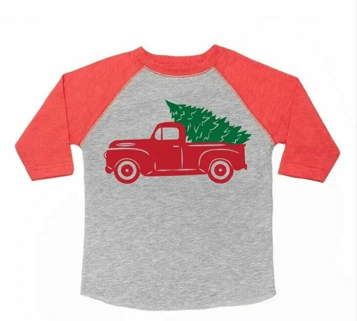 Sweet WInk Christmas Truck L/S Shirt