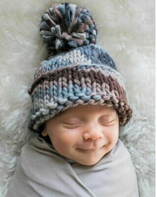 Huggalugs Camo Earth Beanie Hat*