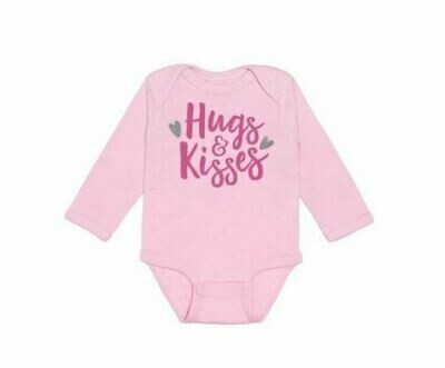 Sweet Wink Hugs &amp; Kisses L/S Bodysuit