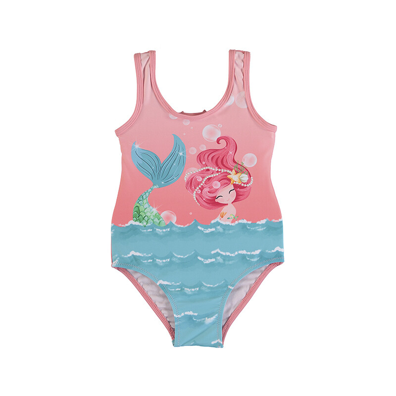 Mayoral Girls Mermaid Graphic Print Swimsuit 3746