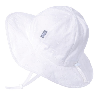Jan &amp; Jul Cotton Floppy Hat- White Eyelet*