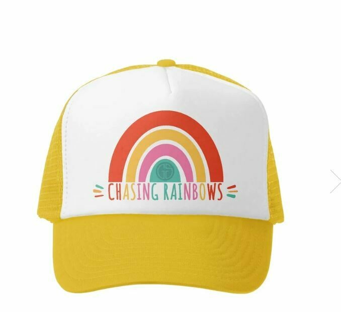 Grom Squad Hat Chasing Rainbows-Yellow