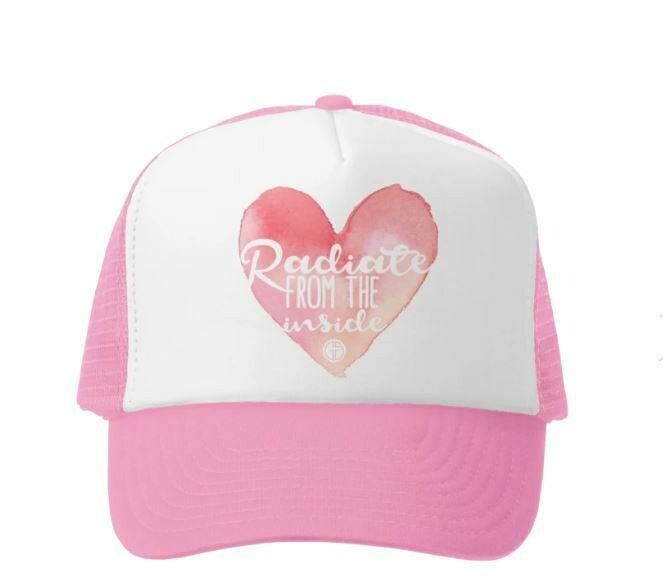 Grom Squad Hat Radiate From The Inside-Pink