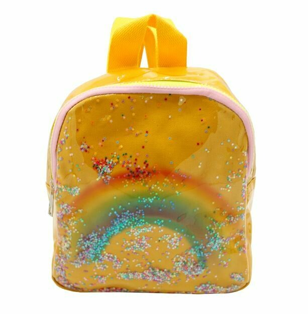 Sparkle Sisters Rainbow Backpack- Yellow